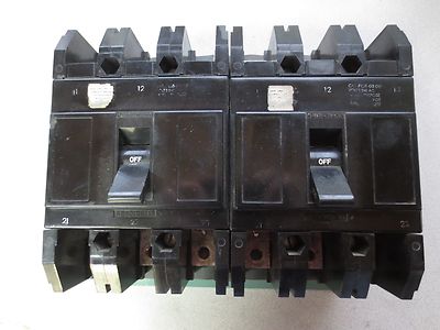HEINEMANN CJ3-G3-DU / HH83XC306 CIRCUIT BREAKERS 240VAC 60Hz 122A - (2) on RACK4