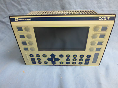 TELEMECANIQUE CCX17 OPERATOR INTERFACE MODULE TCCX1730LW AEG SCHNEIDER LCD4