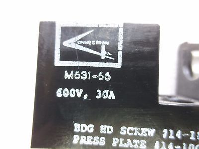 GOULD SHAWMUT 30311 & CONNECTRON M631-66 FUSE HOLDERS - 600V, 30A  - LOT of 171