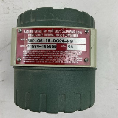 SAGE METERING SRP-05-18-DC24-NG PRIME SERIES THERMAL MASS FLOW METER1
