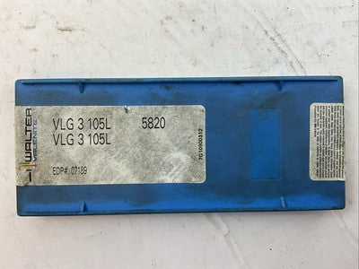 WALTER VALENITE VLG 3 105L 5820 CARBIDE INSERT (BOX OF 10)3