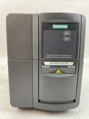 SIEMENS 1P 6SE6440-2UC21-5BA1 AC DRIVE MICROMASTER 4401