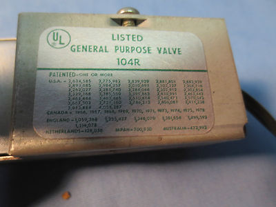 HONEYWELL RP417A1009-1 120VAC SOLENOID VALVE 50PSI, 5.7W3