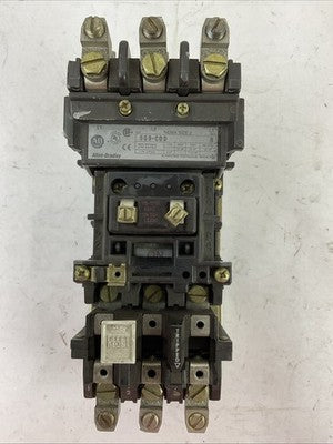 ALLEN BRADLEY 509-C0D SIZE 2 SER B STARTER 45A 600VAC 25HP COPIL 115-120V 60HZ0