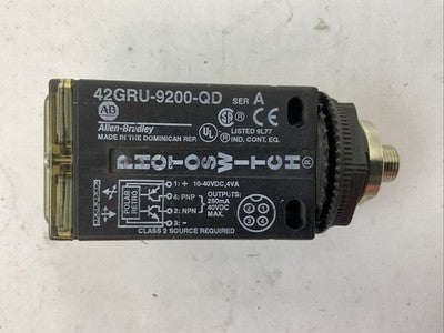 ALLEN BRADLEY 42GRU-9200-QD SER A PHOTOSWITCH 40VDC0