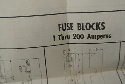 ALLEN-BRADLEY 1491-R126 / FUSE BLOCK /600V, 1-30A, 3-POLE / NEW SURPLUS6