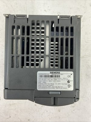 SIEMENS 1P 6SE6440-2UC21-5BA1 AC DRIVE MICROMASTER 4403