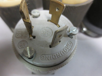 MIXED LOT of 7 HUBBELL & ARROW-HART 3- & 4-PRONG PLUGS and RECEPTACLES8