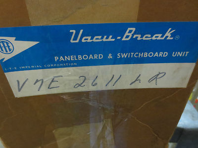 I-T-E V7E2611LR VACU-BREAK PANELBOARD SWITCH UNIT 600V 30-30A - NEW SURPLUS2