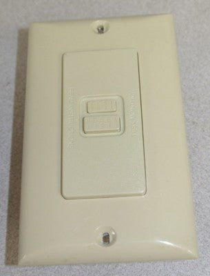 HUBBELL GFR53501 GROUND FAULT DEVICE / IVORY / SWITCH / NEW SURPLUS0