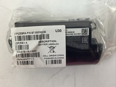 ZEBRA BTRY-NGWT-50MA-01 BATTERY BT-000362-50 4600mAh2