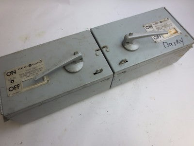 GENERAL ELECTRIC THFP361 - TYPE QMR PANELBOARD UNIT TWIN PANEL SWITCH 600V, 30A0