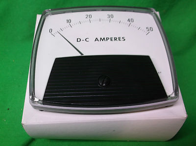 YOKOGAWA 250400NTNT PANEL METER 0-50 DC AMMETER - NEW SURPLUS in BOX0