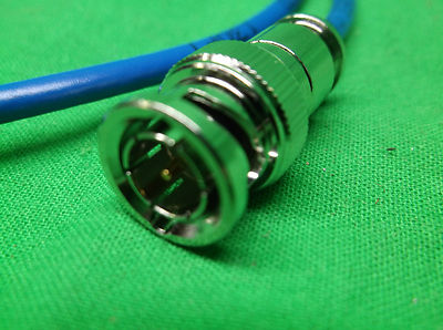 HOLLAND ELECTRONICS 07-20-1794 BNC-BNC MINI COAX CABLE BLUE - 24" - NEW IN BAG1