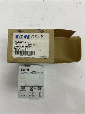 EATON C320KGT14 AUXILIARY CONTACT SER A2 FREEDOM SERIES TOP MTD0