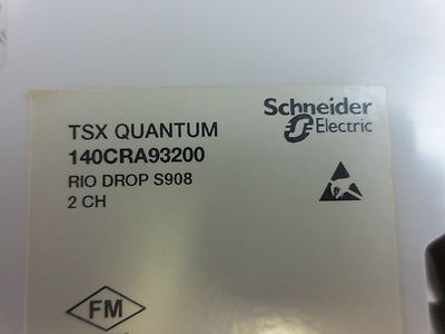 MODICON SCHNEIDER AUTOMATION 140 CRA 932 00 REMOTE I/O DROP MODULE 2 CH2