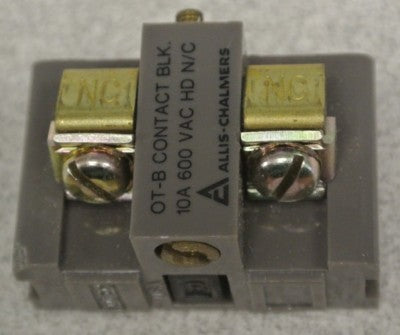 ALLIS-CHALMERS 25-120-276-002 CONTACT BLOCK / 600VAC / 10A / N.C. / NEW SURPLUS 5