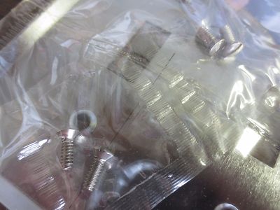 CHROME-PLATED 2 GANG LIGHT SWITCH COVER / WALL PLATE - LOT of 5 - NEW SURPLUS2