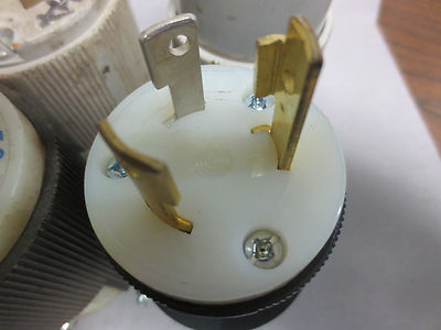 MIXED LOT of 7 HUBBELL & ARROW-HART 3- & 4-PRONG PLUGS and RECEPTACLES7