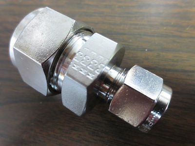 PARKER 12RU6-316 A-LOK REDUCING UNION ASSEMBLY 3/4"x3/8" STAINLESS STEEL - NEW0