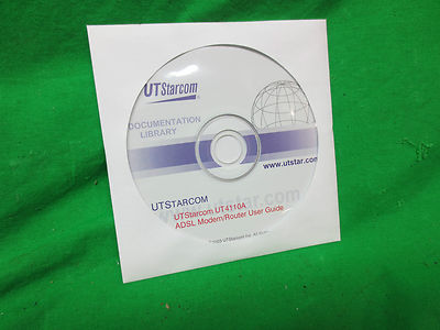 UTStarcom UT4110A ADSL MODEM / ROUTER MA80012207102 - NEW - LAN WAN ACT ALM5