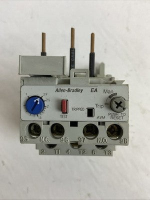 ALLEN BRADLEY 193-EA2DB SER B 1.0-2.9A OVERLOAD RELAY0