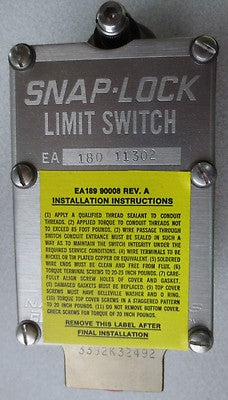 NAMCO EA180-11302 SNAP-LOCK LIMIT SWITCH - NEW SURPLUS6