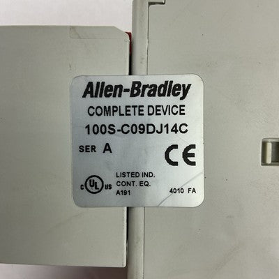 ALLEN BRADLEY STARTER (100S-C09DJ14C (100-C09D*10 +100S-F) + 193-EEBB 0.2-1.0A)1