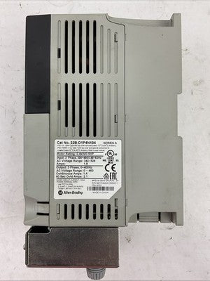 ALLEN BRADLEY 22B-D1P4N104 AC DRIVE SER A FRN: 6.02 POWER FLEX 40 0.4kW/0.5HP3