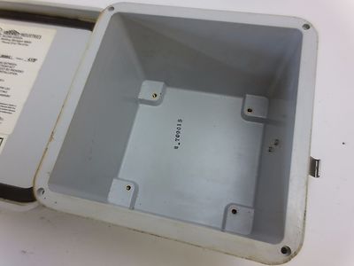 ROBROY / BELDING J606HLL - TYPE 4X6P INDUSTRIAL CONTROL ENCLOSURE PANEL  6" x 4"3