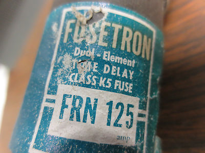 BUSSMANN FRN125 FUSETRON FUSE CLASS K5 125A 250V - LOT of 51