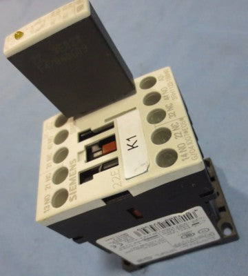 SIEMENS 3RH1122-1BB40 CONTACTOR COIL 24 VDC with 3RT1916-1JJ000