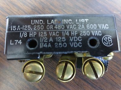  MICRO SWITCH / HONEYWELL BZ-2R-P1 SNAP-ACTION LIMIT SWITCH - NEW SURPLUS1