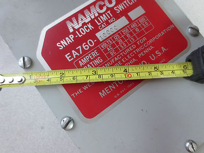 NAMCO EA760-10000 SNAP-LOCK LIMIT SWITCH - NEW SURPLUS9