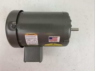 BALDOR M3452 34A51W11 INDUSTRIAL MOTOR 0.17HP 230/460V 1.1/.55A 1140RPM 60HZ 3PH3