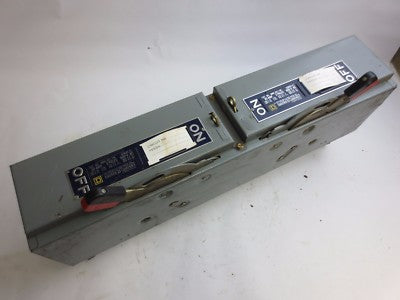SQUARE D QMB-361-TW - QMB BRANCH SWITCH, TWIN - 30A, 600V, 3-POLE0