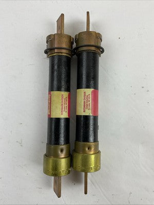 FUSETRON FRS-R 50 TIME DELAY DUAL ELEMENT 600VAC 50A RK5 FUSE (LOT OF 2) LRU6163