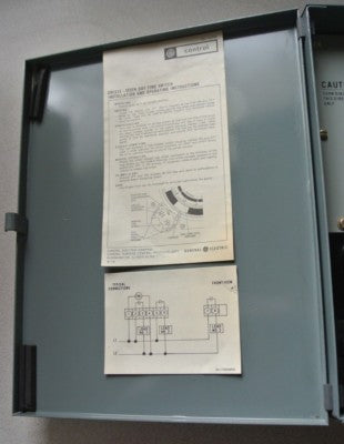 GE CONTROL CR121EN02HA22 SEVEN DAY TIME SWITCH 120V MOTOR 277V SWITCH 40A NEW 3