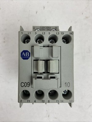 ALLEN BRADLEY 100-C09*10 SER A 600VAC 25AMP CONTACTOR 120/110/V 60/50HZ COIL0
