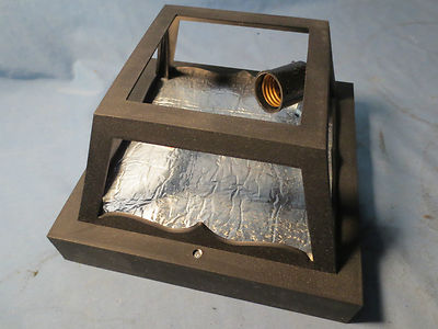 GUYCO 6031 INCANDESCENT CEILING FIXTURE, BLACK - NEW in BOX0