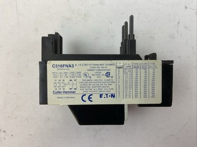 CUTLER HAMMER C316FNA3* OVERLOAD RELAY 7.5-11A5