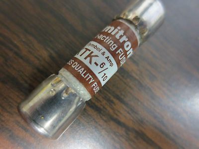 BUSS KTK-6/10 LIMITRON FAST-ACTING FUSE, 6/10A 600VAC0