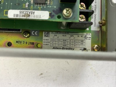 ALLEN BRADLEY 1336F-BRF50-AA-EN SER B 1336 PLUS II SENSORLESS VECTOR DRIVE5