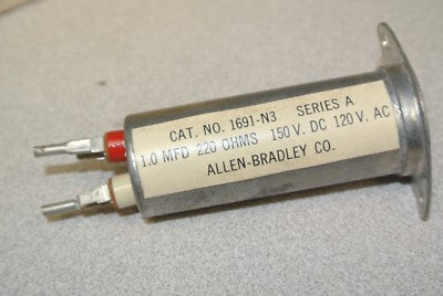 ALLEN-BRADLEY 1691-N3 CONTACT PROTECTOR / SURGE SUPPRESSOR 1.0 mfd / NEW SURPLUS0