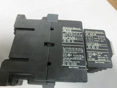 KLOCKNER-MOELLER DIL 0 M + 31 DIL M RELAY / CONTACTOR ASSEMBLY4