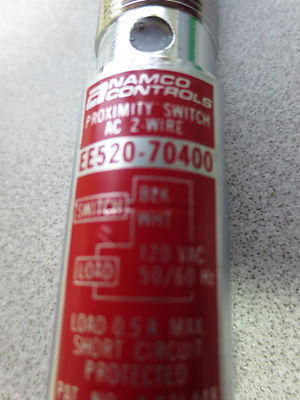 NAMCO EE520-70400 TUBULAR PROXIMITY SWITCH - NEW SURPLUS2