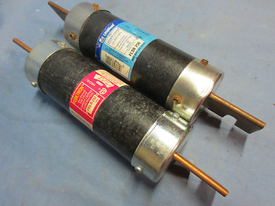 LOT of 2 Pcs 250A FUSES - BUSSMANN FUSETRON FRS-R-250, LITTELFUSE FLSR2500