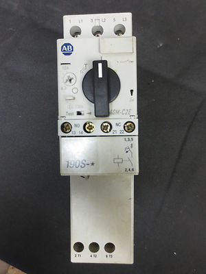 ALLEN-BRADLEY 190S-ANDJ2-CC10C / 140M-C2E-C10 / 100-C09Z*10 STARTER CONTACTOR4