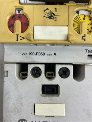 ALLEN BRADLEY STARTER 190-A40 120V COIL 190-P060 190-CPS40* 190-A11-11 190-T11-2
