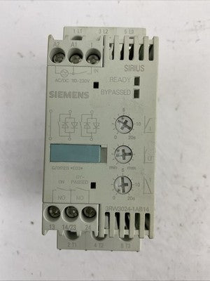 SIEMENS 3RW3024-1AB14 SOFT START 460V 7.5A 3HP1